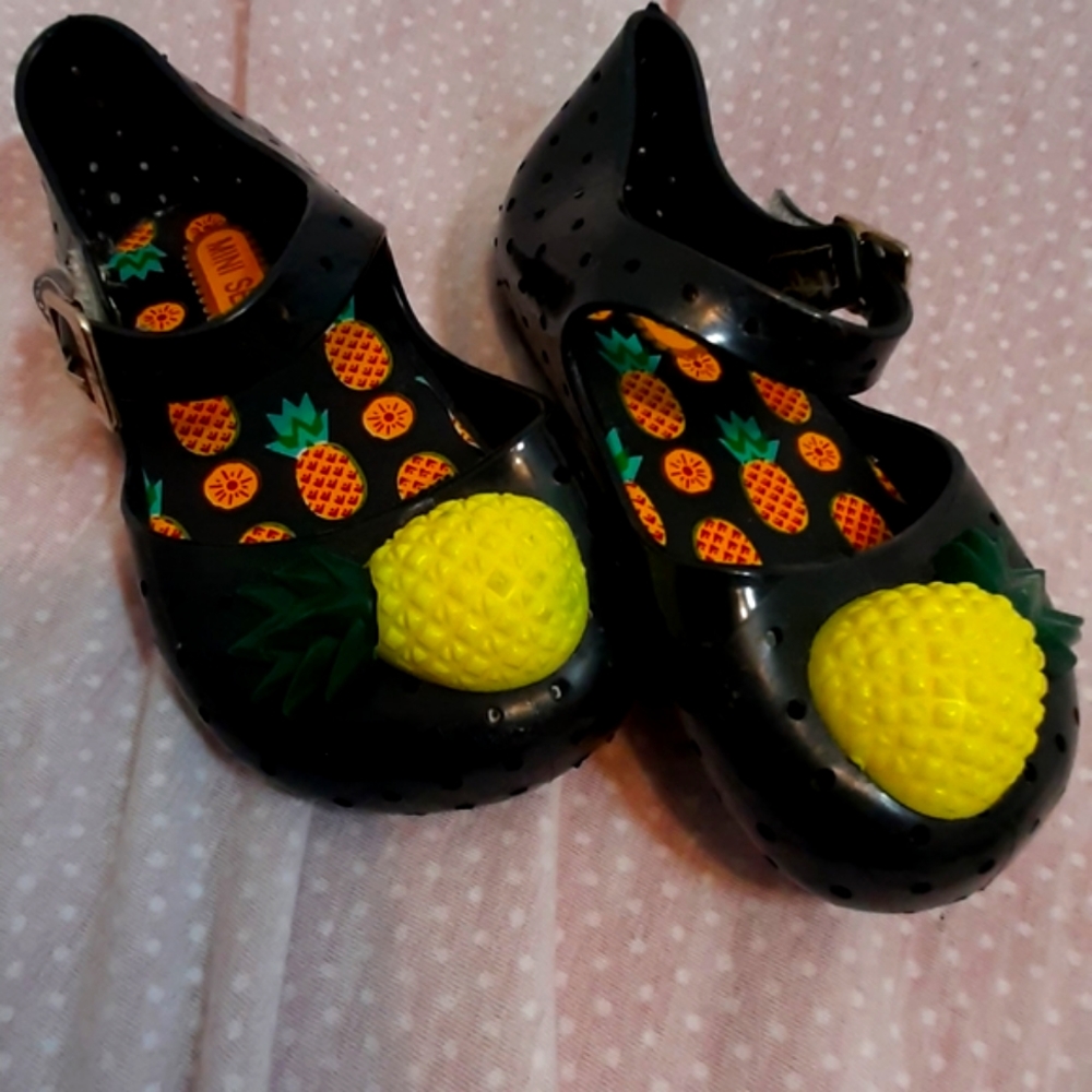 Mini Sed Pineapple Jelly Shoes Toddler Size 7c